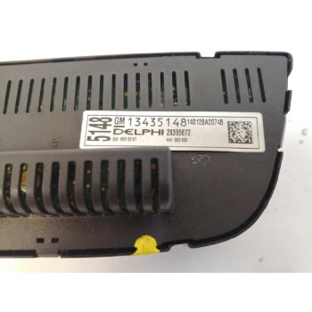 Recambio de mando climatizador para opel meriva b 1.6 cdti dpf referencia OEM IAM 13435148  