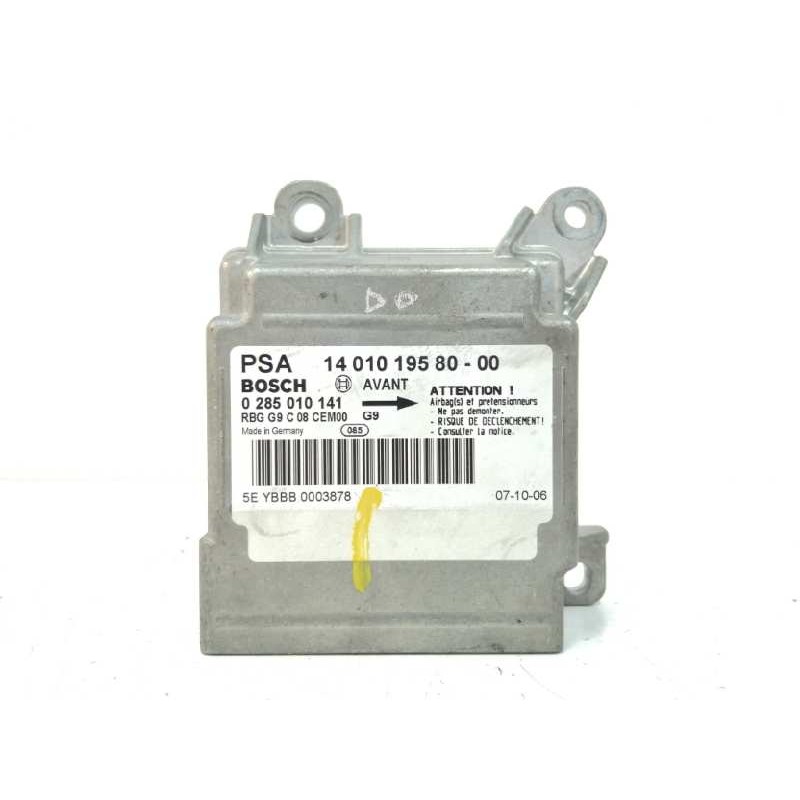 Recambio de centralita airbag para fiat scudo furgoneta (270_, 272_) 2.0 d multijet referencia OEM IAM 1401019580 0285010141 