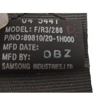 Recambio de cinturon seguridad trasero izquierdo para kia cee´d 2.0 crdi referencia OEM IAM 898101H000  
