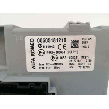 Recambio de caja reles / fusibles para alfa romeo mito (145) 1.3 jtd cat referencia OEM IAM 00505181210  