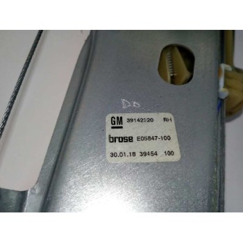 Recambio de elevalunas trasero derecho para opel astra k lim. 5türig 1.6 cdti dpf referencia OEM IAM 39142320 C86122100 