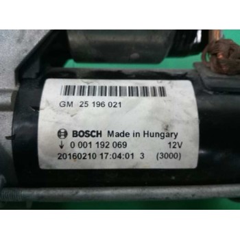 Recambio de motor arranque para opel corsa e selective referencia OEM IAM 25196021 0001192069 