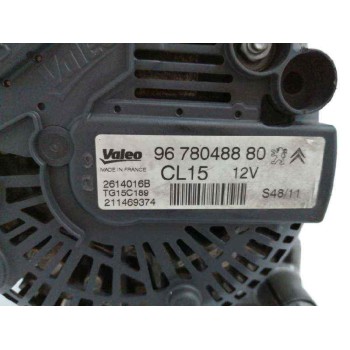 Recambio de alternador para peugeot 207 1.6 hdi referencia OEM IAM 9678048880  
