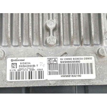 Recambio de centralita motor uce para citroën c4 picasso 2.0 hdi fap cat (rhr / dw10bted4) referencia OEM IAM 9666095880 5WS4069