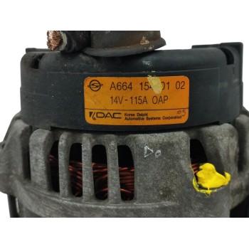 Recambio de alternador para ssangyong kyron 2.0 referencia OEM IAM A6641540102 115A 