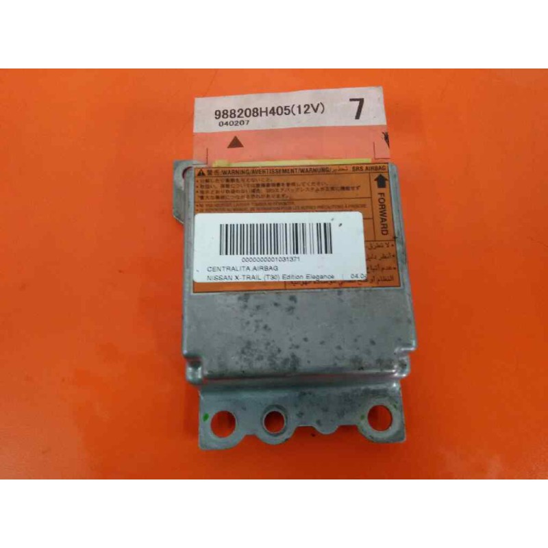 Recambio de centralita airbag para nissan x-trail (t30) edition elegance referencia OEM IAM 988208H405 988208H426 