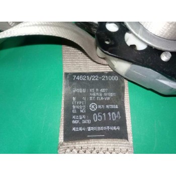 Recambio de cinturon seguridad delantero derecho para ssangyong rodius xdi referencia OEM IAM 7462221000  