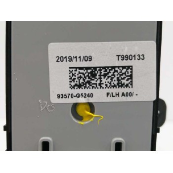 Recambio de mando elevalunas delantero izquierdo para kia niro e-niro drive referencia OEM IAM 93570G5240  
