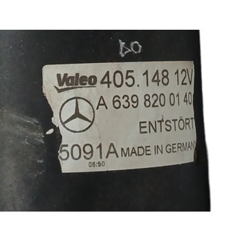 Recambio de motor limpia delantero para mercedes-benz vito / mixto furgoneta (w639) 116 cdi (639.601, 639.603, 639.605) referenc