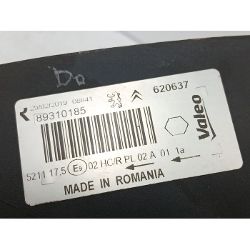 Recambio de faro derecho para citroën xsara picasso (n68) 1.6 hdi referencia OEM IAM 89310185  