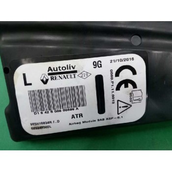 Recambio de airbag lateral izquierdo para renault clio iv zen referencia OEM IAM 985H16834R 625348500L 