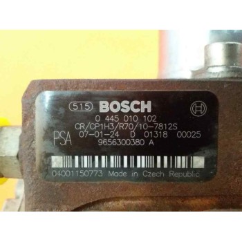 Recambio de bomba inyeccion para citroën c3 hdi 70 collection referencia OEM IAM 0445010102  9656300380