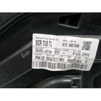 Recambio de elevalunas trasero izquierdo para hyundai tucson (tl, tle) 1.7 crdi referencia OEM IAM 83470D7100 SIN MOTOR 