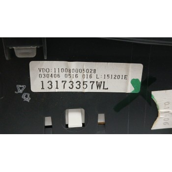 Recambio de cuadro instrumentos para opel corsa c (x01) 1.4 twinport (f08, f68) referencia OEM IAM 13173357WL  