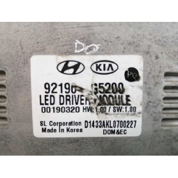 Recambio de centralita faros xenon para kia niro e-niro drive referencia OEM IAM 92190G5200  
