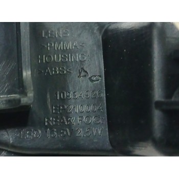 Recambio de piloto trasero izquierdo paragolpes para mg marvel r ev (ep21) referencia OEM IAM 10934926 REFLECTOR 