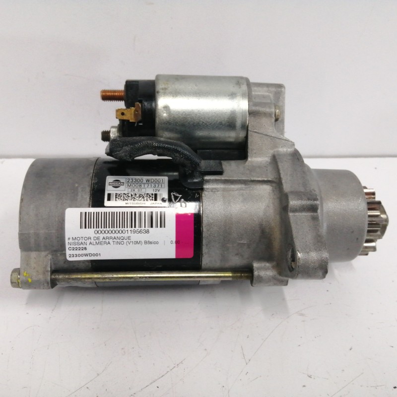 Recambio de motor arranque para nissan almera tino (v10m) básico referencia OEM IAM   