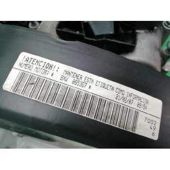 Recambio de motor completo para seat cordoba (6l2) 1.4 16v referencia OEM IAM BXW 127229 KM 