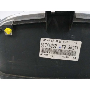 Recambio de cuadro instrumentos para fiat punto berlina (188) 1.3 jtd classic referencia OEM IAM 51744552  