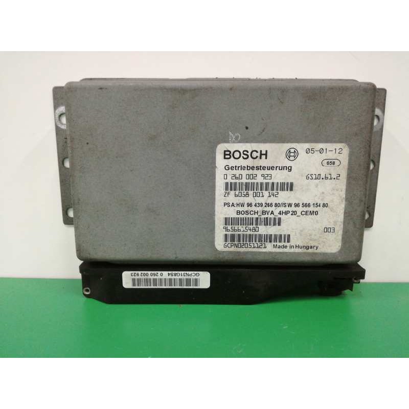 Recambio de centralita cambio automatico para peugeot 407 sw st confort pack referencia OEM IAM 9656615480 0260002923 