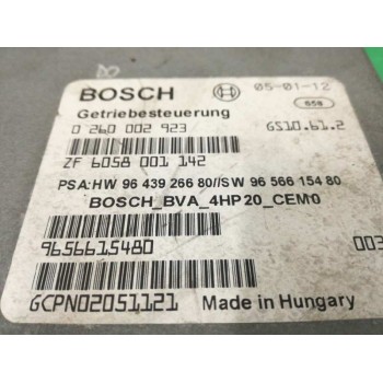 Recambio de centralita cambio automatico para peugeot 407 sw st confort pack referencia OEM IAM 9656615480 0260002923 