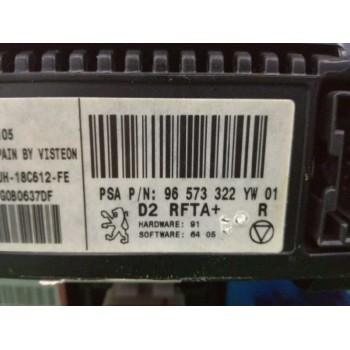 Recambio de mando climatizador para peugeot 407 sw st confort pack referencia OEM IAM 96573322YW  