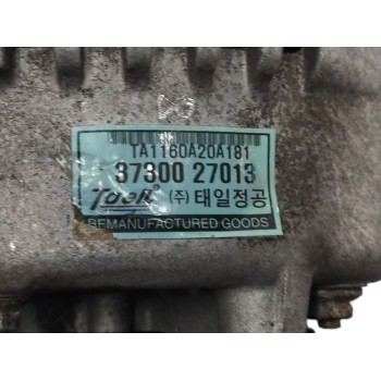 Recambio de alternador para hyundai tucson (jm) 2,0 crdi vgt classic 4x2 referencia OEM IAM 3730027013  