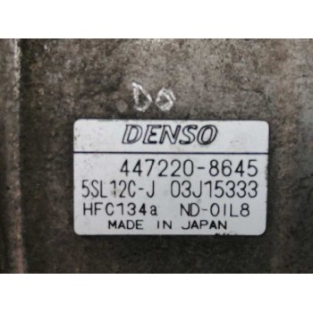 Recambio de compresor aire acondicionado para fiat bravo (198) 1.9 8v jtd cat referencia OEM IAM 51752531 4472208645 5SL12CJ