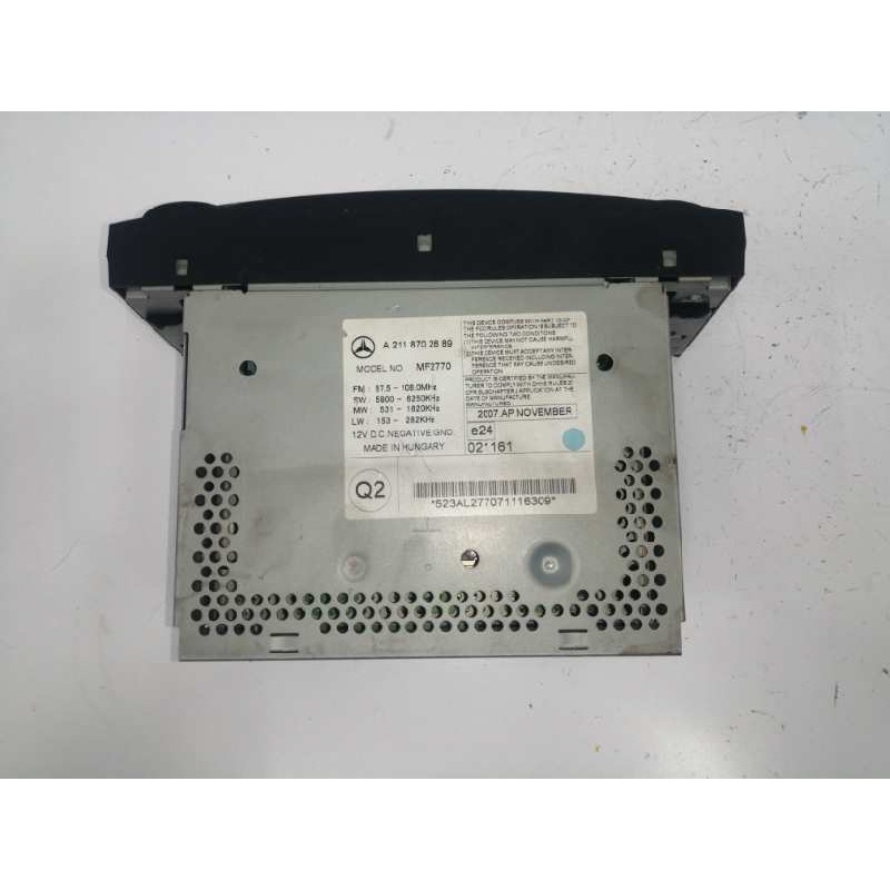 SISTEMA AUDIO / RADIO CD