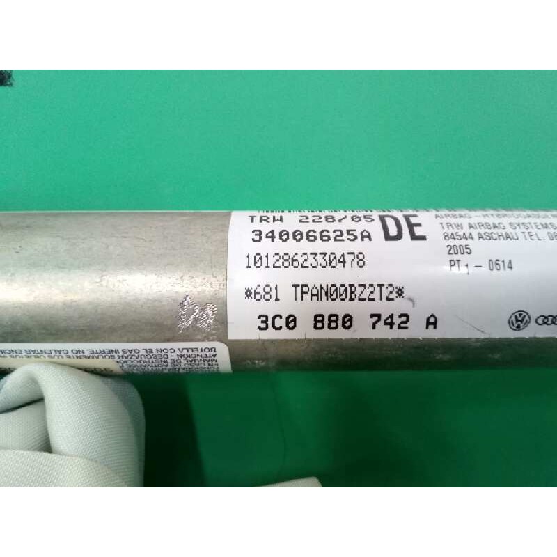 AIRBAG CORTINA DELANTERO DERECHO 34006625A