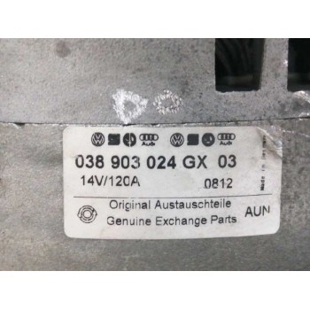 Recambio de alternador para seat leon (1m1) 1.9 tdi referencia OEM IAM 038903024GX  120A