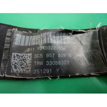 Recambio de cinturon seguridad trasero izquierdo para volkswagen passat berlina (3c2) advance referencia OEM IAM 3C5857805G  