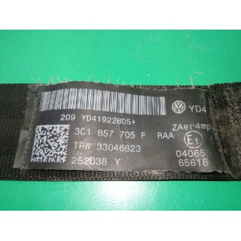 Recambio de cinturon seguridad delantero izquierdo para volkswagen passat berlina (3c2) advance referencia OEM IAM 3C1857705F  