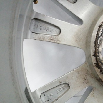 Recambio de llanta para lexus ct 1.8 16v cat (híbrido) referencia OEM IAM 4261176140 16X6J ET45 5H 5X100