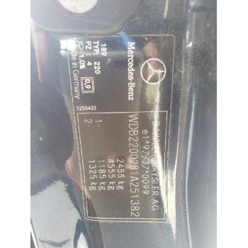 mercedes-benz clase s (w220) berlina del año 2001