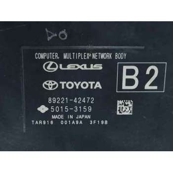 Recambio de modulo electronico para toyota bz4x (_eam1_) ev (xeam10) referencia OEM IAM 8922142472 50153159 