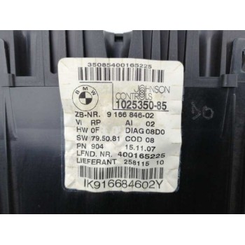 Recambio de cuadro instrumentos para bmw serie 3 berlina (e90) 2.0 turbodiesel cat referencia OEM IAM 9166846  