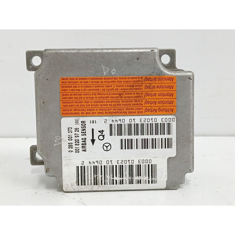 Recambio de centralita airbag para mercedes-benz clase c (w203) c 220 cdi (203.006) referencia OEM IAM 0285001373  0018209726