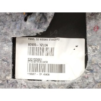 Recambio de guarnecido puerta delantera derecha para nissan pulsar (c13) 1.2 16v cat referencia OEM IAM 809003ZL0A NEGRO 