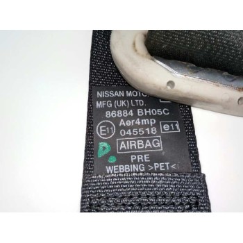 Recambio de cinturon seguridad delantero derecho para nissan note (e11e) tekna premium referencia OEM IAM 86884BH05C  