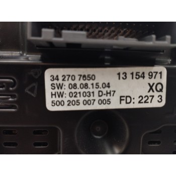 Recambio de pantalla multifuncion para opel vectra c berlina 2.0 16v turbo cat (z 20 net / lq8) referencia OEM IAM 13154971 3427