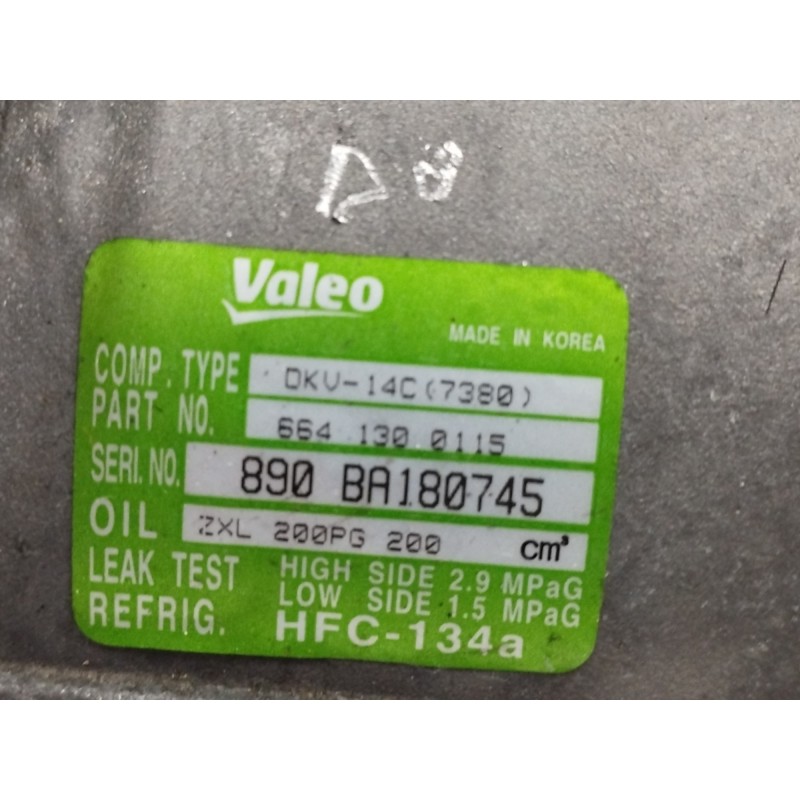 COMPRESOR AIRE ACONDICIONADO