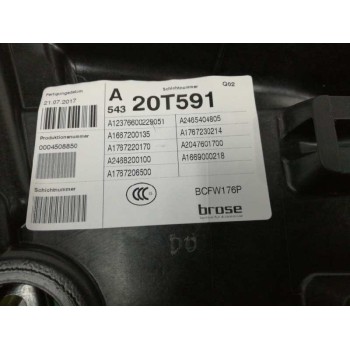 Recambio de elevalunas delantero izquierdo para mercedes-benz clase a (w176) a 200 d motorsport edition (176.008) referencia OEM