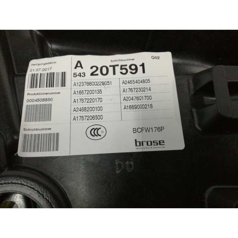 ELEVALUNAS DELANTERO IZQUIERDO SIN MOTOR