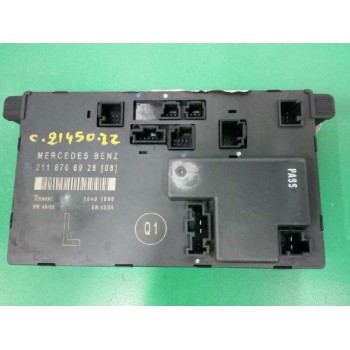 Recambio de modulo electronico para mercedes-benz clase e (w211) berlina e 220 cdi (211.008) referencia OEM IAM 2118706926  