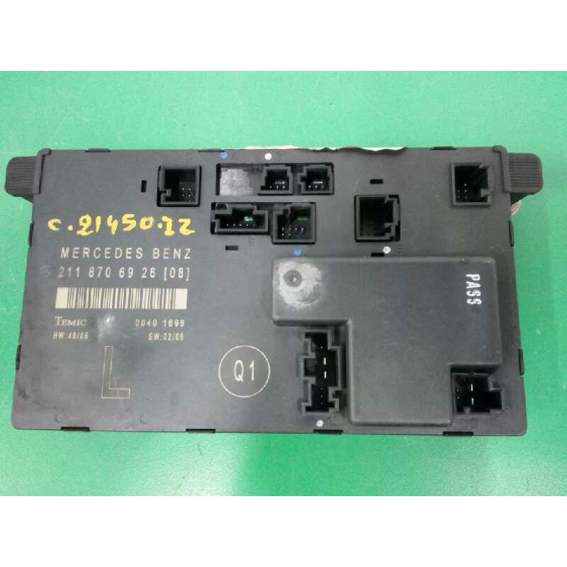 Recambio de modulo electronico para mercedes-benz clase e (w211) berlina e 220 cdi (211.008) referencia OEM IAM 2118706926  