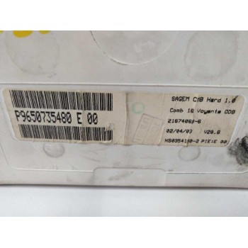 Recambio de cuadro instrumentos para citroën c3 1.4 hdi referencia OEM IAM 9650735480E  