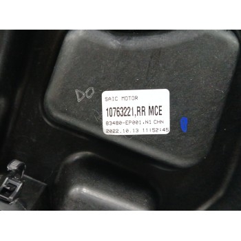 Recambio de elevalunas trasero derecho para mg marvel r ev (ep21) referencia OEM IAM 10763221 SIN MOTOR 83481EP011