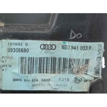 Recambio de faro izquierdo para audi a4 berlina (8e) 1.9 tdi referencia OEM IAM 8E0941003F  