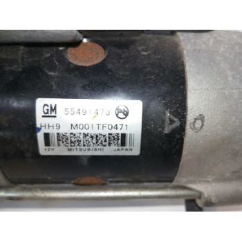 Recambio de motor arranque para opel astra k lim. 5türig 1.6 cdti dpf referencia OEM IAM 55491473 M001TF0471 